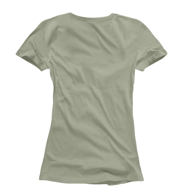 Женская футболка с изображением Сенбернар цвета Белый
