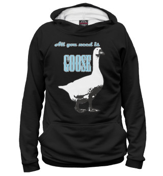 Женское худи All you need is goose