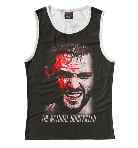 

Майки Print Bar, Белый, Carlos Condit - The Natural Born Killer