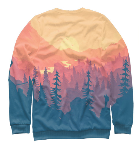 

Свитшоты Print Bar, Белый, Firewatch