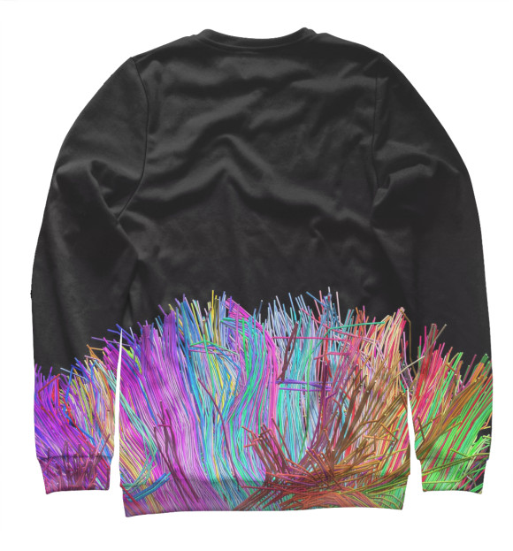 Мужской свитшот с изображением Muse цвета Белый