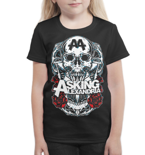 

Футболки Print Bar, Белый, Asking Alexandria