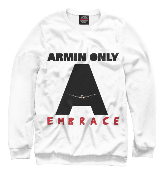Свитшот для мальчиков с изображением Armin Only : Embrace цвета Белый