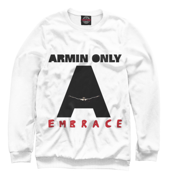 Женский свитшот с изображением Armin Only : Embrace цвета Белый
