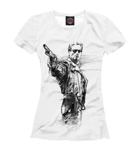 

Футболки Print Bar, Белый, Судный день