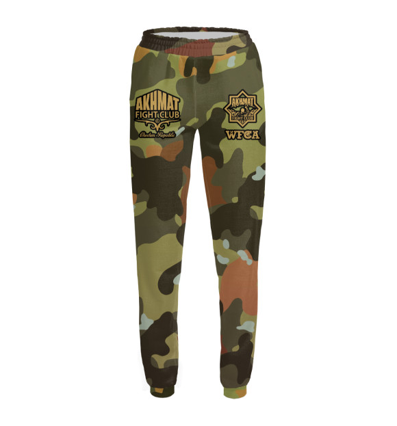 Женские спортивные штаны с изображением Akhmat WFCA цвета Белый