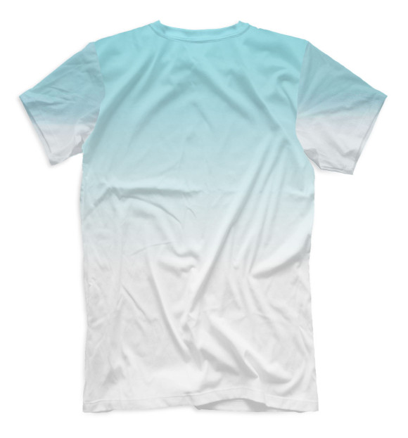 Мужская футболка с изображением Сердце на груди цвета Белый