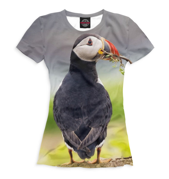 Женская футболка с изображением Тупик цвета Белый