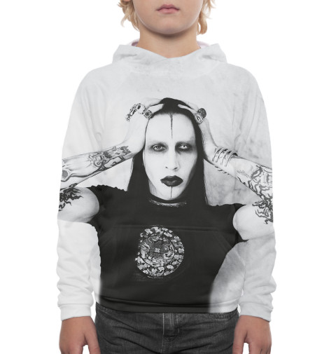 

Худи Print Bar, Белый, Marilyn Manson