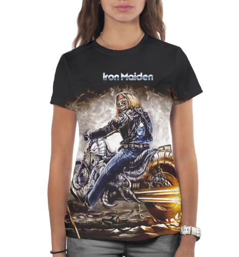 

Футболки Print Bar, Белый, Iron Maiden
