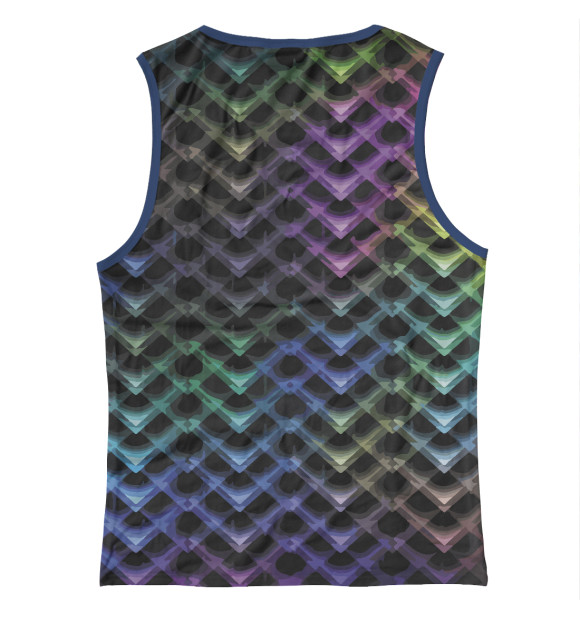 Женская майка с изображением Abstract pattern цвета Белый