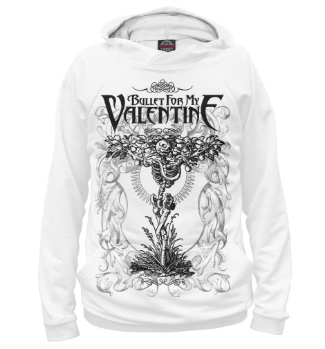 

Худи Print Bar, Белый, Bullet For My Valentine