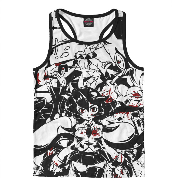 Мужская майка-борцовка с изображением Аниме цвета Белый