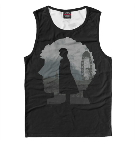 

Майки Print Bar, Белый, Шерлок