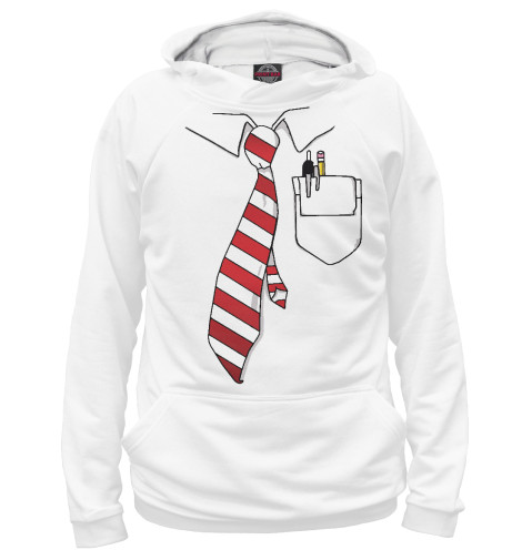 

Худи Print Bar, Белый, Рубашка и галстук