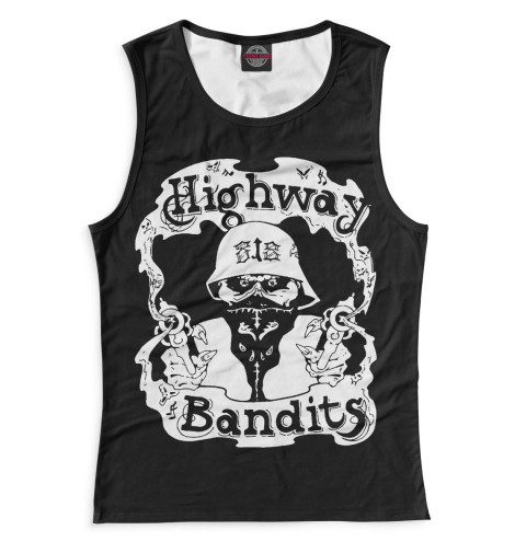 

Майки Print Bar, Белый, Highway Bandits