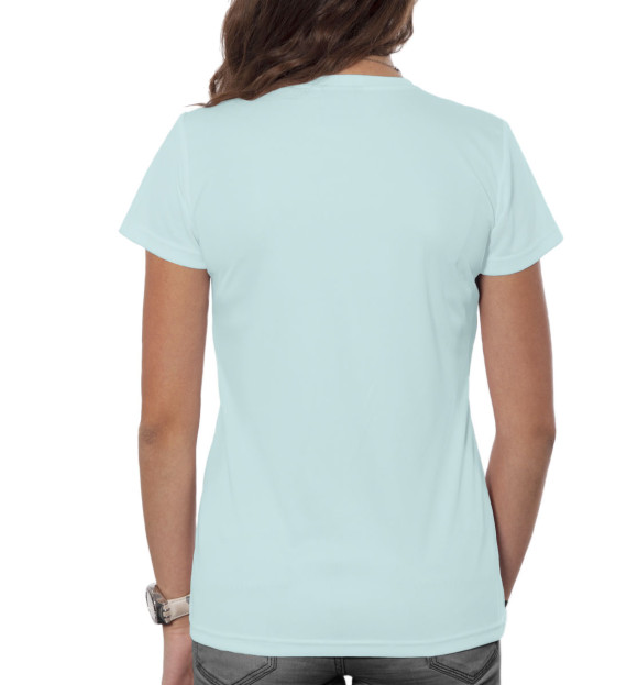 Женская футболка с изображением Сова на ветке цвета Белый