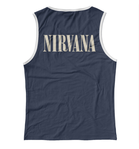 Майка для девочки с изображением Nirvana цвета Белый