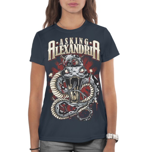 

Футболки Print Bar, Белый, Asking Alexandria