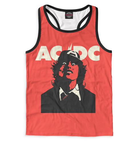 

Майки борцовки Print Bar, Белый, AC/DC