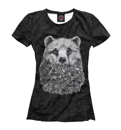 

Футболки Print Bar, Белый, Bear
