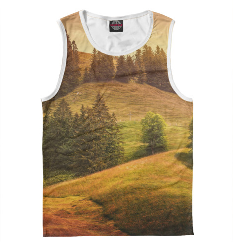 

Майки Print Bar, Белый, Лес