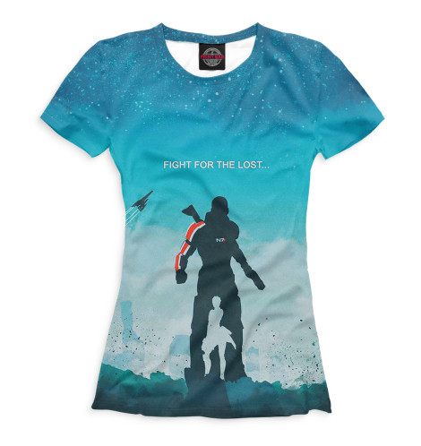 

Футболки Print Bar, Белый, Mass Effect
