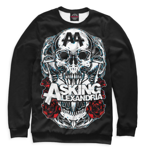 

Свитшоты Print Bar, Белый, Asking Alexandria