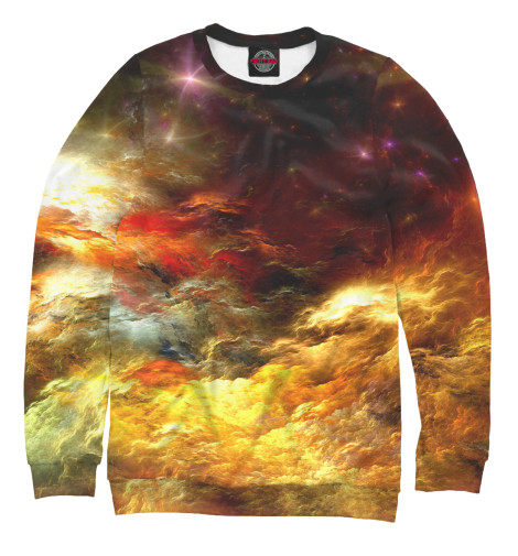 

Свитшоты Print Bar, Белый, Космос