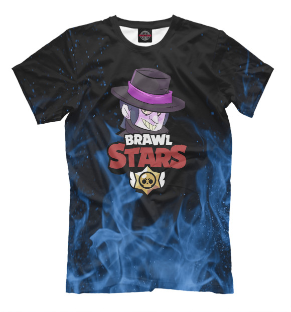 Футболка для мальчиков с изображением Brawl Stars - Mortis цвета Белый
