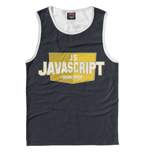 

Майки Print Bar, Белый, Javascript