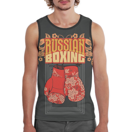 

Майки Print Bar, Белый, Russian Boxing