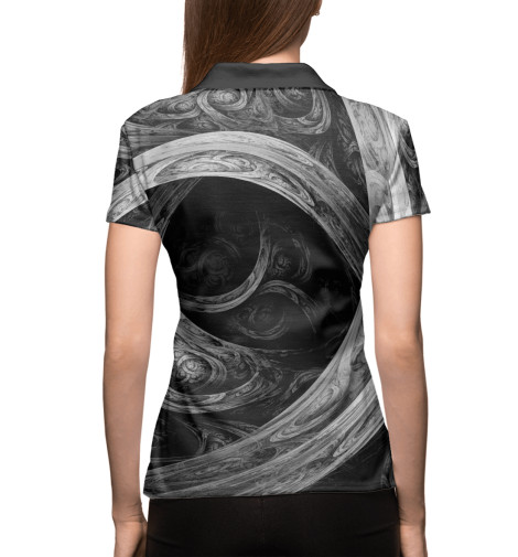 

Поло Print Bar, Белый, Fractal