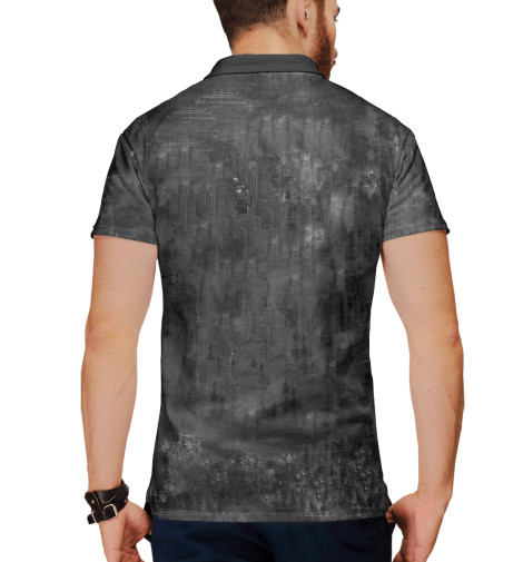 

Поло Print Bar, Белый, Череп