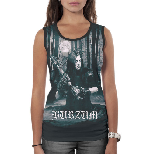 

Майки Print Bar, Белый, Burzum
