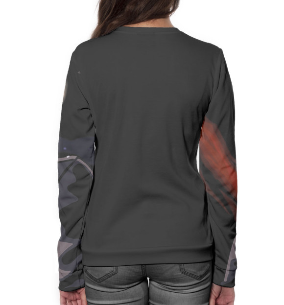 Женский свитшот с изображением Full Throttle цвета Белый