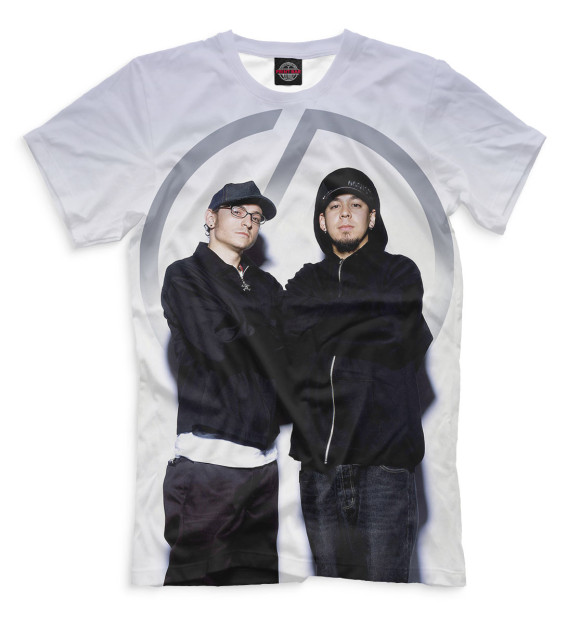 Футболка для мальчиков с изображением Linkin Park цвета Черный