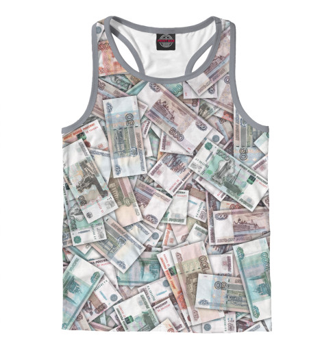 

Майки борцовки Print Bar, Белый, Куча денег