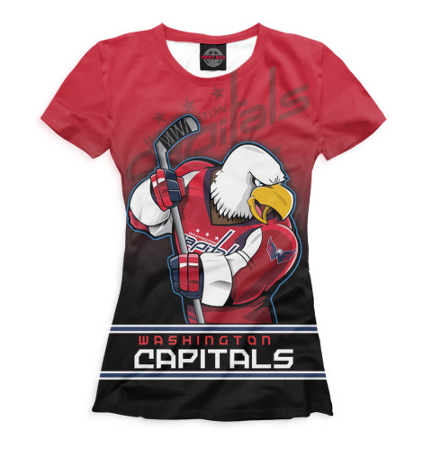 

Футболки Print Bar, Белый, Washington Capitals