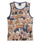 Женская майка Путин коллаж