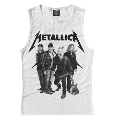 

Майки Print Bar, Белый, Metallica