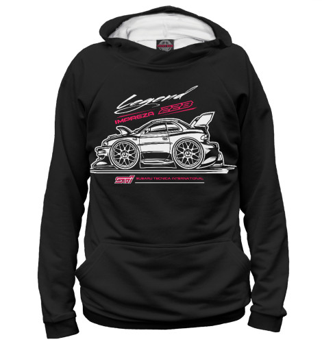 

Худи Print Bar, Белый, Subaru 22b 2
