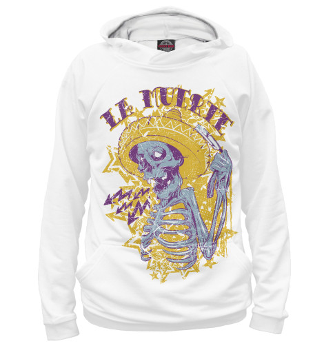 

Худи Print Bar, Белый, La Muerte