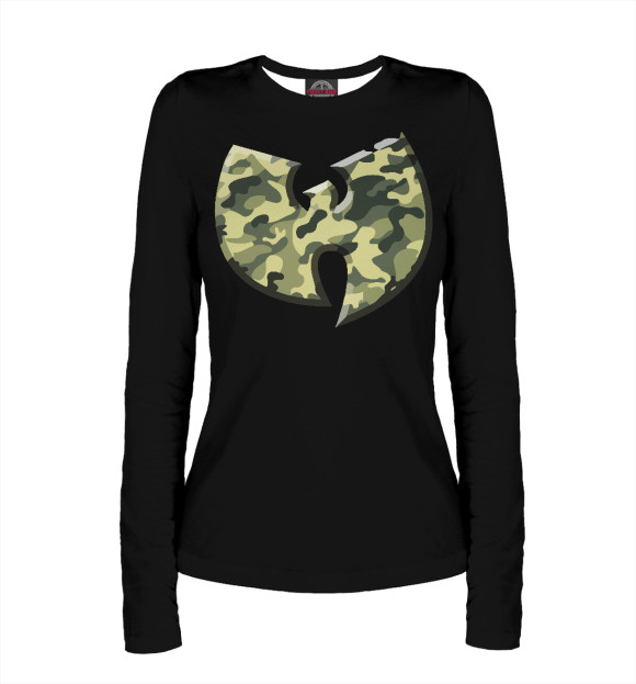 Женский лонгслив с изображением Wu-Tang Clan цвета Белый