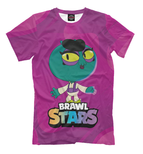Футболка для мальчиков с изображением Ева Eve BrawlStars цвета Белый
