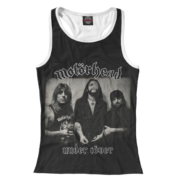 Женская майка-борцовка с изображением Motorhead цвета Белый