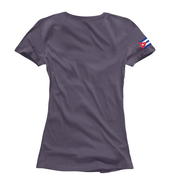 Женская футболка с изображением Cuban Air Forces цвета Белый