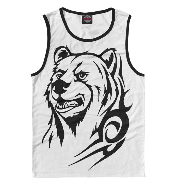 Майка для мальчика с изображением Россия цвета Белый