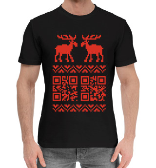 Мужская хлопковая футболка Code Deer