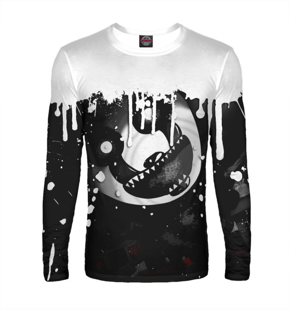 Мужской лонгслив с изображением Five Nights at Freddy's цвета Белый